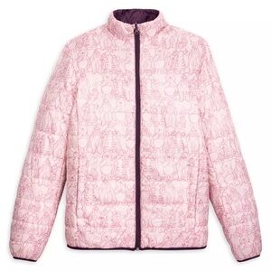 Winnie the Pooh Reversible Disney Puffer Jacket Pink/ Purple